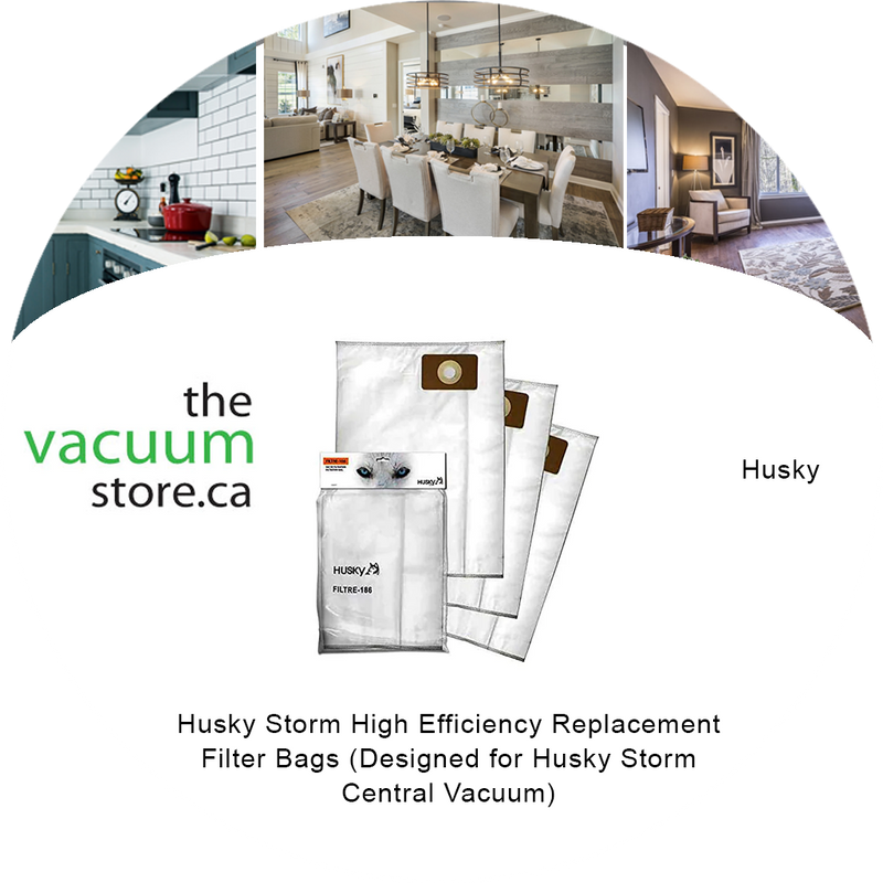 Load image into Gallery viewer, Husky Storm High Efficiency Replacement Filter Bags (Designed for Husky Storm Central Vacuum)