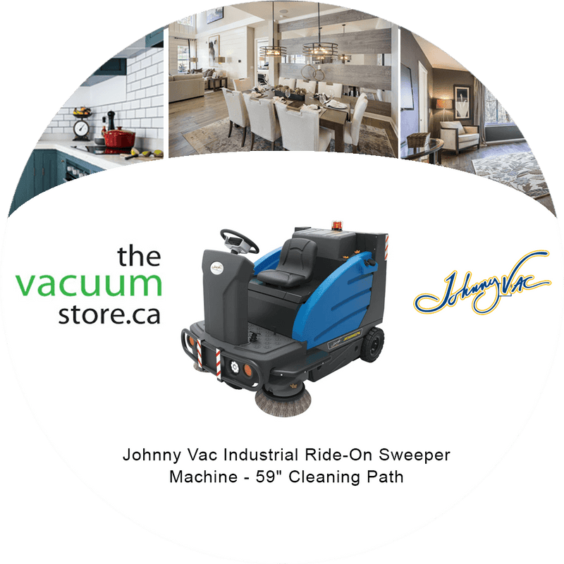 Load image into Gallery viewer, Johnny Vac Industrial Ride-On Sweeper Machine - 59 Cleaning Path
