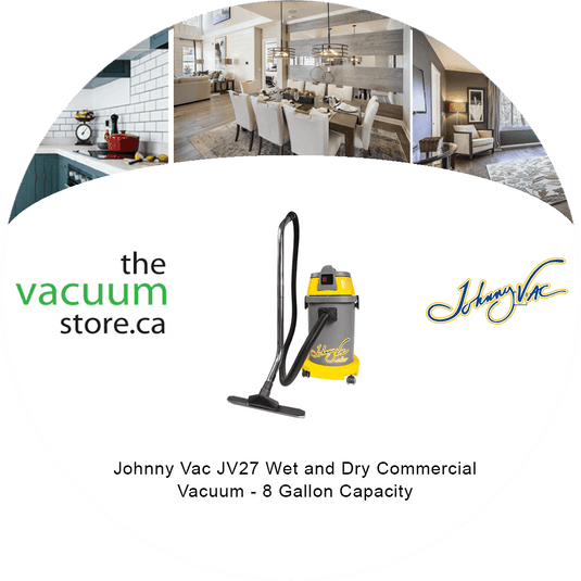 Johnny Vac JV27 Wet and Dry Commercial Vacuum - 8 Gallon Capacity