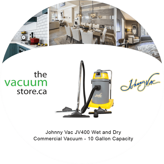 Johnny Vac JV400 Wet and Dry Commercial Vacuum - 10 Gallon Capacity