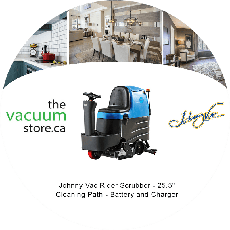 Load image into Gallery viewer, Johnny Vac Rider Scrubber - 25.5" Cleaning Path - Battery and Charger