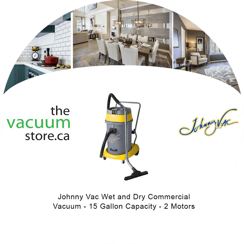 Load image into Gallery viewer, Johnny Vac Wet and Dry Commercial Vacuum - 15 Gallon Capacity - 2 Motors