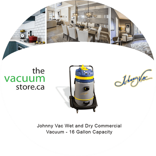 Johnny Vac Wet and Dry Commercial Vacuum - 16 Gallon Capacity