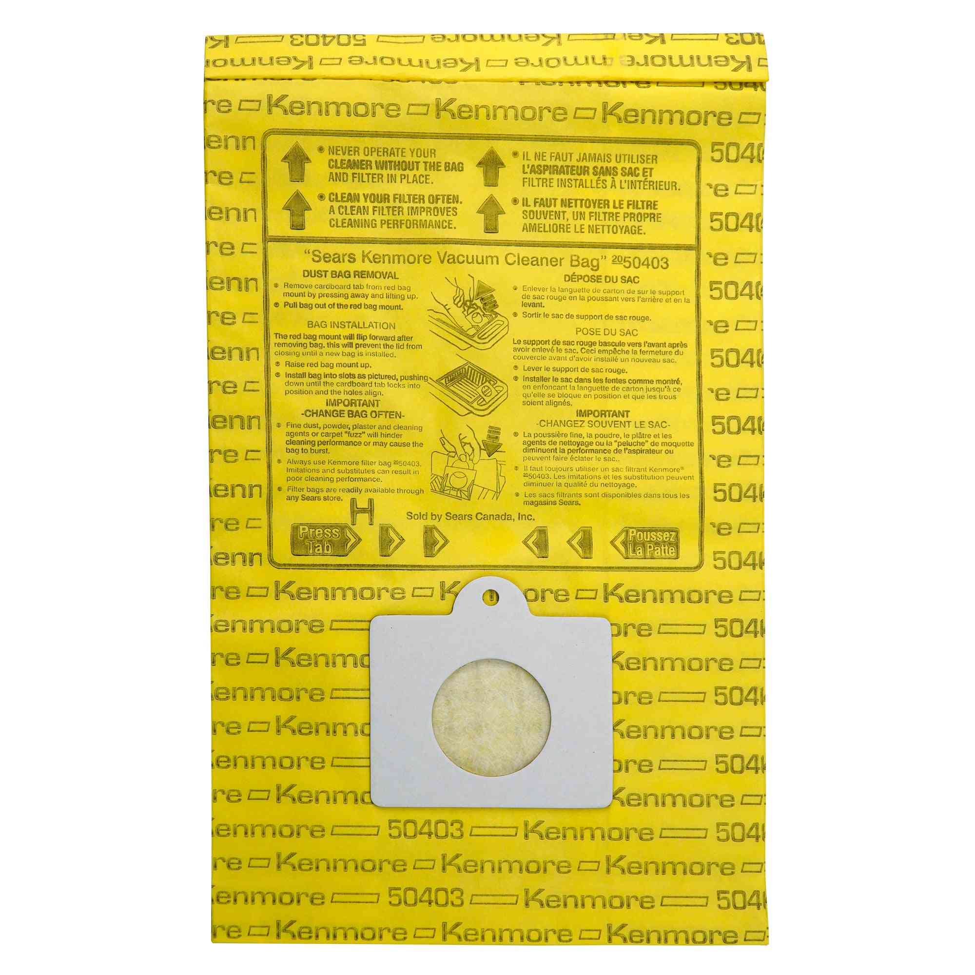 Kenmore Vacuum Bags – Micro-Lined Replacement Bags, Pack Of 10, Fits Models 50403, 50558 & C – Great For Allergies - View #10