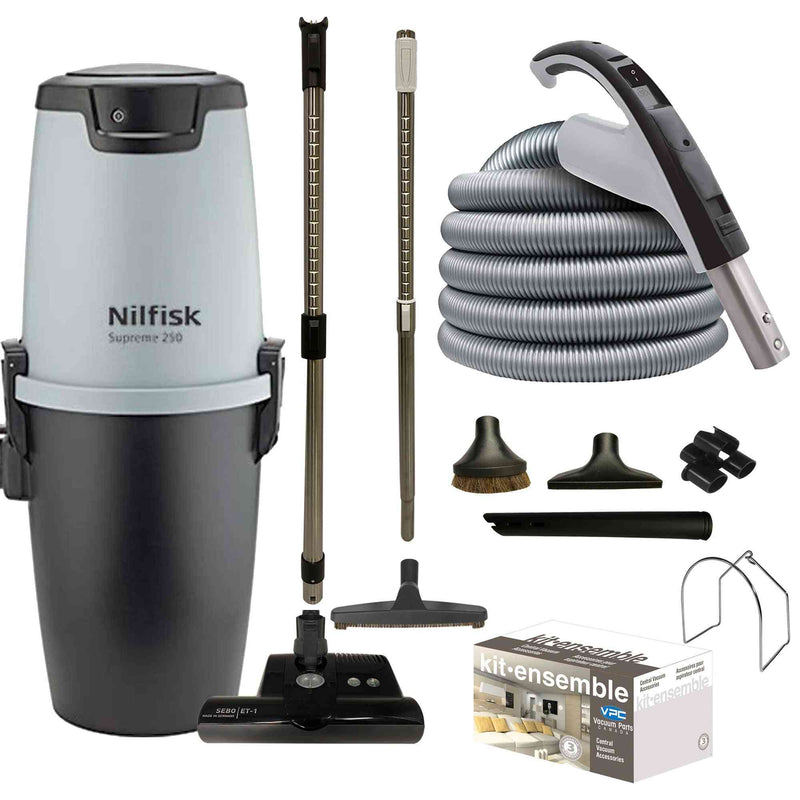 Load image into Gallery viewer, Nilfisk Supreme 250 Central Vacuum with Premium Package