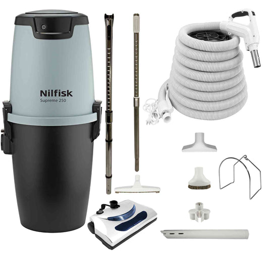 Nilfisk Supreme 250 Central Vacuum with Basic Electric Package