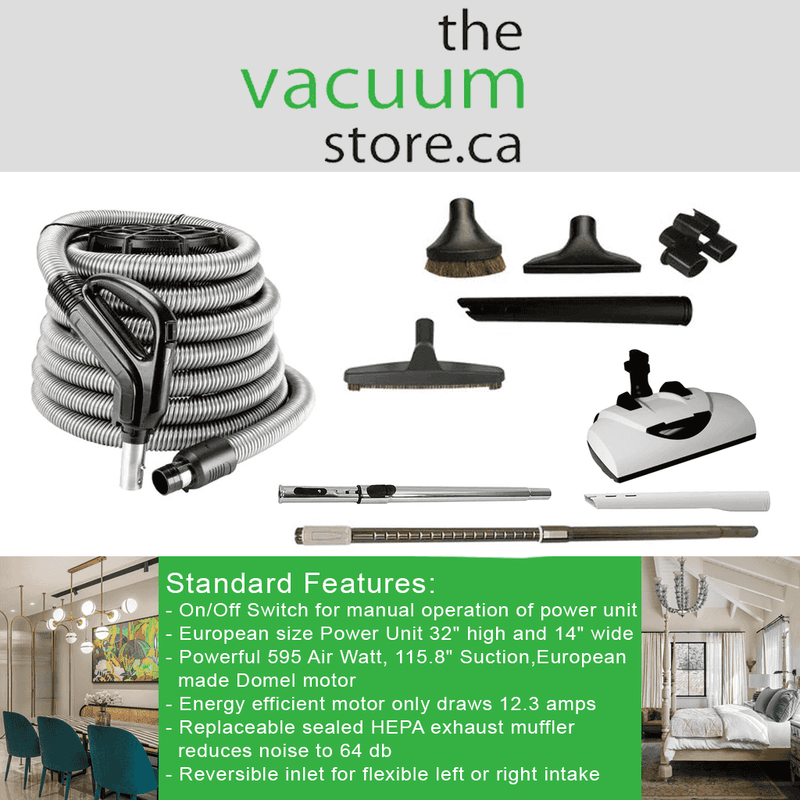 Load image into Gallery viewer, Nilfisk Supreme 150 Central Vacuum with Deluxe Wessel Werk EBK360 Electric Package