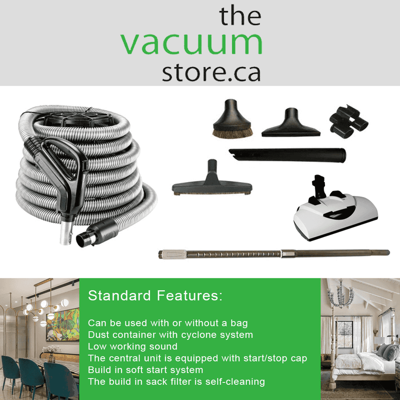 Load image into Gallery viewer, Nilfisk Supreme 250 Central Vacuum Cleaner with Deluxe Wessel Werk EBK360 Electric Package
