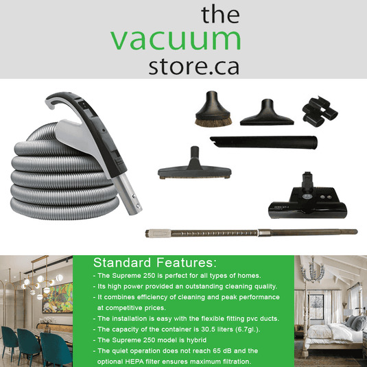 Nilfisk Supreme 250 Central Vacuum with Premium Package