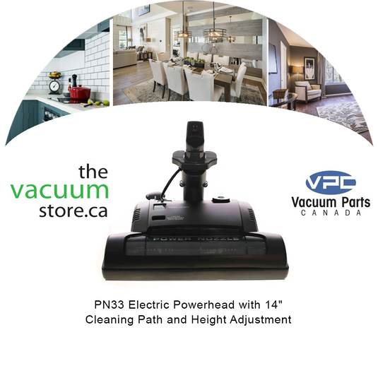 PN33 Electric Powerhead with 14 Cleaning Path and Height Adjustment