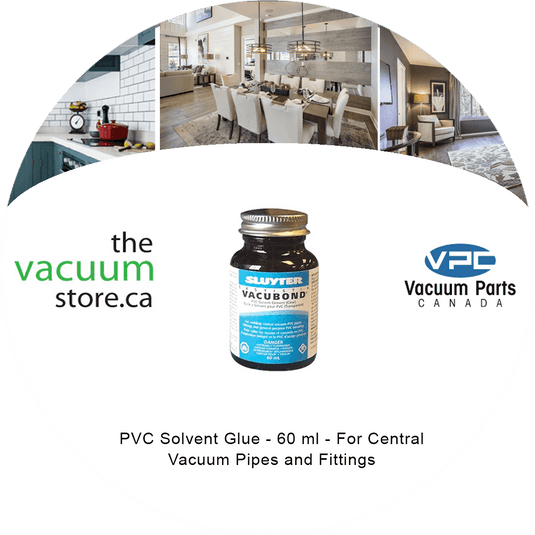 PVC Solvent Glue - 60 ml - For Central Vacuum Pipes and Fittings