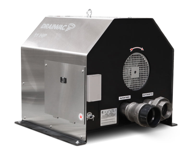 Load image into Gallery viewer, DrainVac SEPAAUTO-5 Automatik Commercial Wet/Dry Central Vacuum with Self-Flushing Separator and REGEN11HP Motor