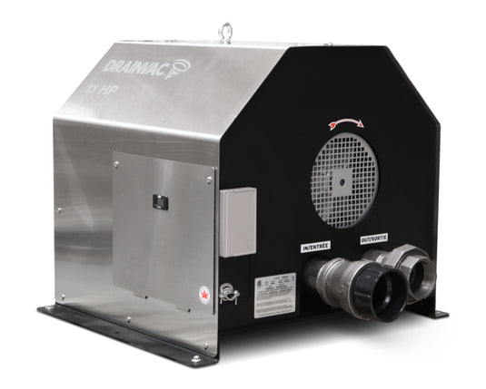 DrainVac SEPAAUTO-5 Automatik Commercial Wet/Dry Central Vacuum with Self-Flushing Separator and REGEN11HP Motor