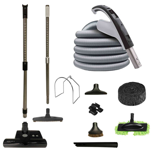 VPC Central Vacuum Accessory Kit with SEBO ET-1 Electric Powerhead, Deluxe Tool Set and Bonus Tools