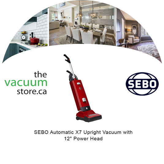SEBO Automatic X7 Upright Vacuum with 12' Power Head