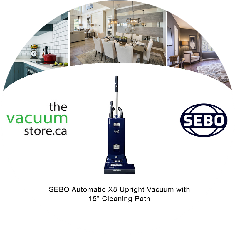 Load image into Gallery viewer, SEBO Automatic X8 Upright Vacuum with 15" Cleaning Path