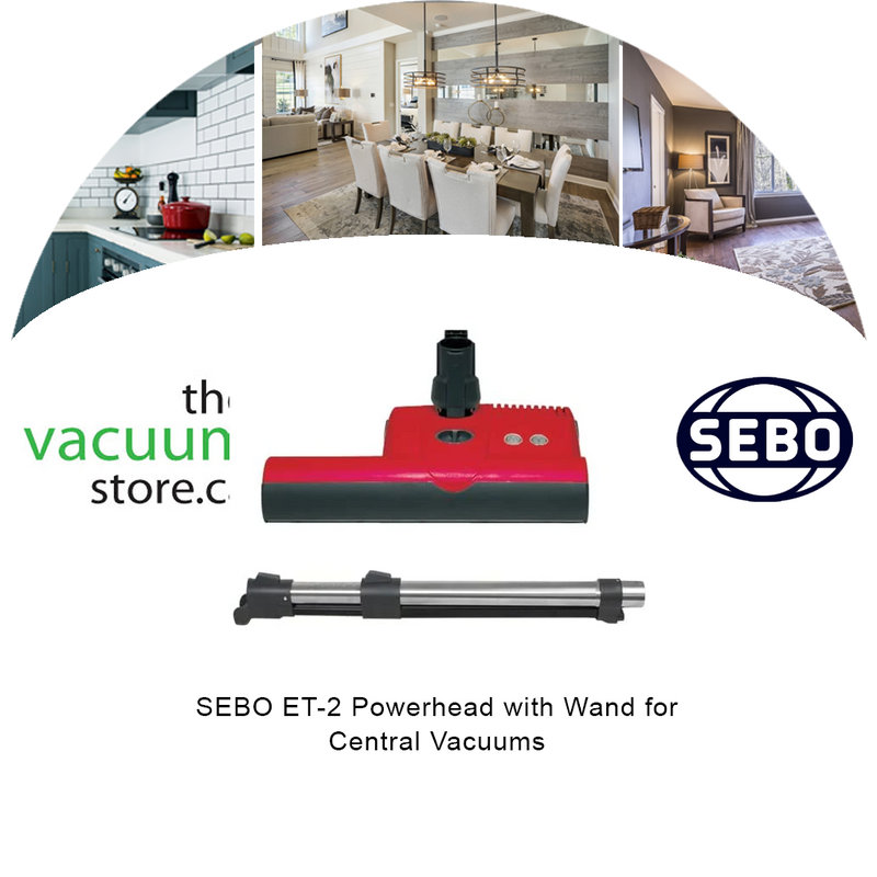 Load image into Gallery viewer, SEBO ET-2 Powerhead with Wand for Central Vacuums