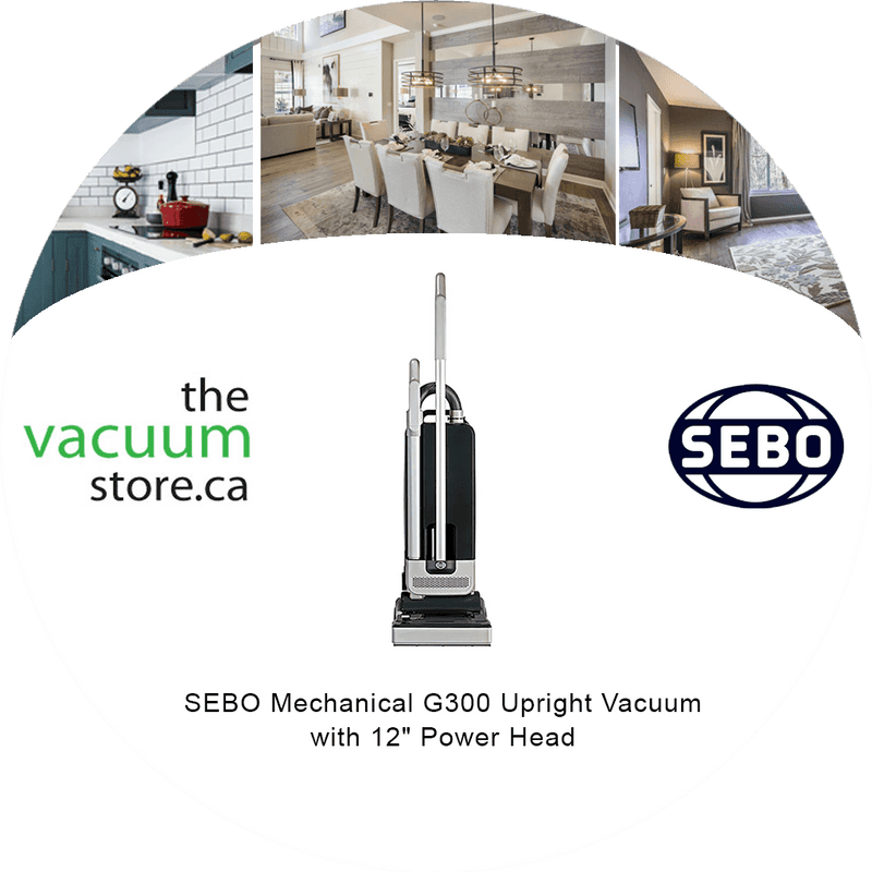Load image into Gallery viewer, SEBO Mechanical G300 Upright Vacuum with 12 Power Head