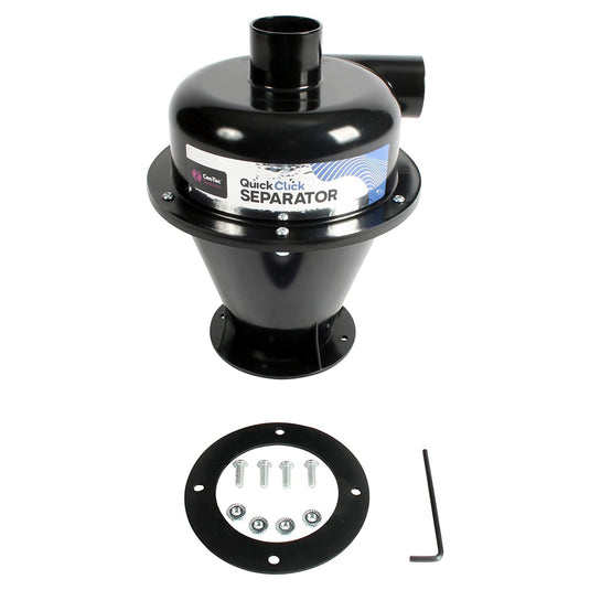 Tuyau de collecte de poussière VPC Quick Click pour aspirateurs domestiques et commerciaux avec séparateur cyclonique humide/sec | Orange