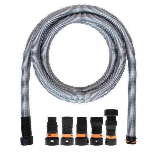 VPC Shop Vacuum Dust Collection Hose for Home and Shop Vacuums - Gray