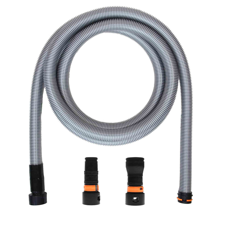 Load image into Gallery viewer, VPC Dust Collection Hose for Home and Shop Vacuums with Multi-Brand Power Tool Adapter Set Fittings | Silver

