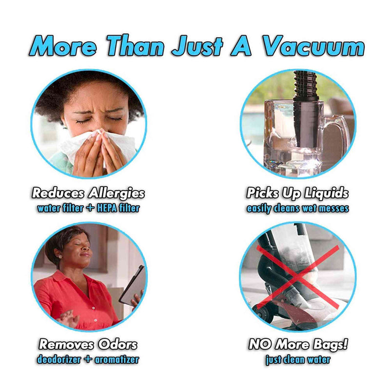 Chargez l'image dans la visionneuse de la galerie, Aspirateur traîneau Sirena - Filtration de l'eau, aspirateur sans sac à 2 vitesses