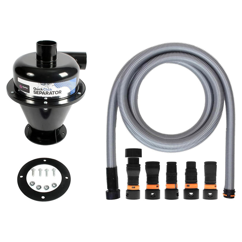 Load image into Gallery viewer, VPC Quick Click Dust Collection Hose for Home and Shop Vacuums with Wet/Dry Cyclonic Separator | Orange
