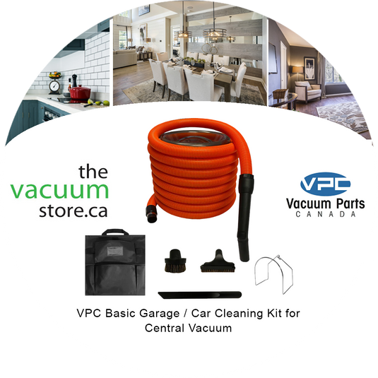 VPC Basic Garage / Car Cleaning Kit for Central Vacuum