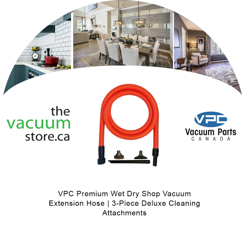 Load image into Gallery viewer, VPC Premium Wet Dry Shop Vacuum Extension Hose | 3-Piece Deluxe Cleaning Attachments