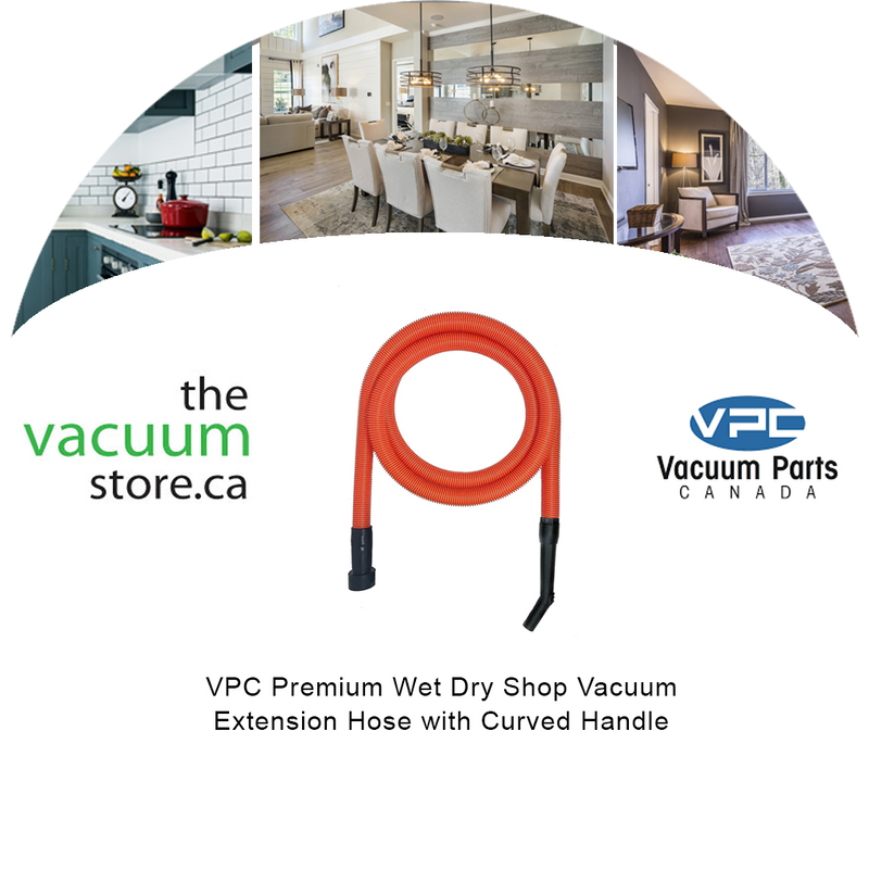 Load image into Gallery viewer, VPC Premium Wet Dry Shop Vacuum Extension Hose with Curved Handle