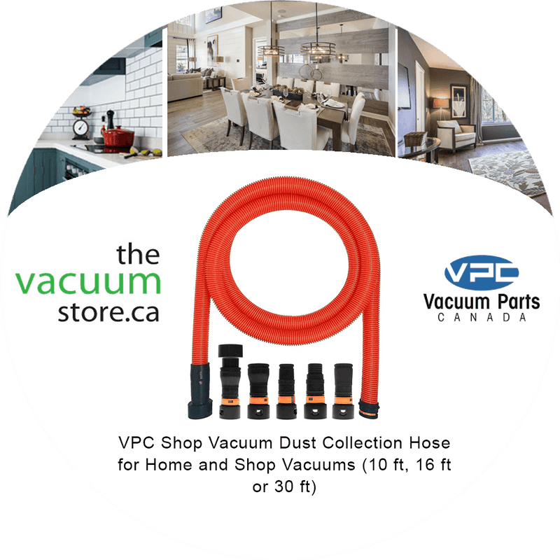 Load image into Gallery viewer, VPC Shop Vacuum Dust Collection Hose for Home and Shop Vacuums (10 ft, 16 ft or 30 ft)