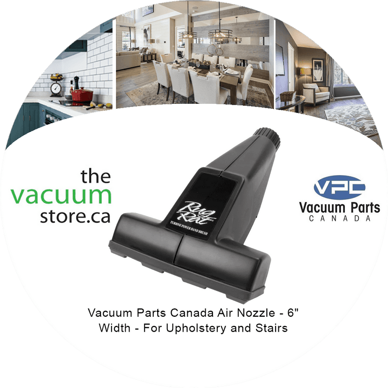 Load image into Gallery viewer, RugRat Turbine Air Brush - 6  Width - For Upholstery and Stairs