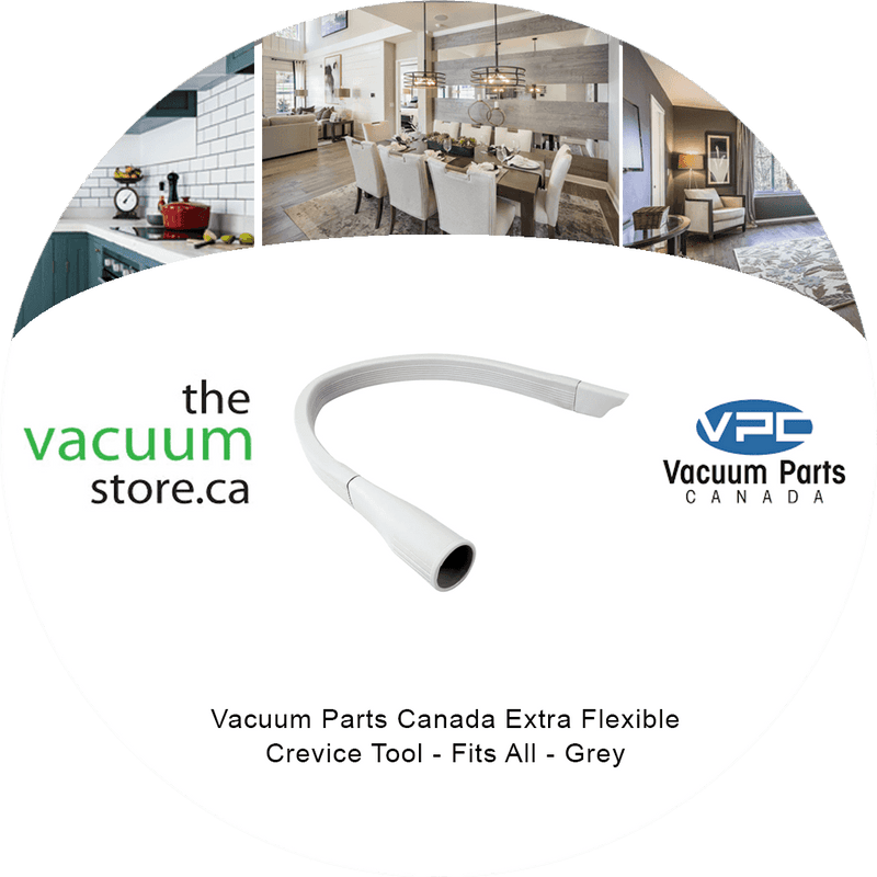 Load image into Gallery viewer, Vacuum Parts Canada Extra Flexible Crevice Tool - Fits All - Grey