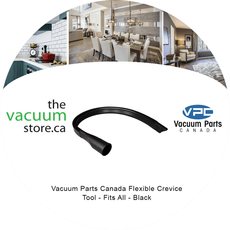 Load image into Gallery viewer, Vacuum Parts Canada Flexible Crevice Tool - Fits All - Black