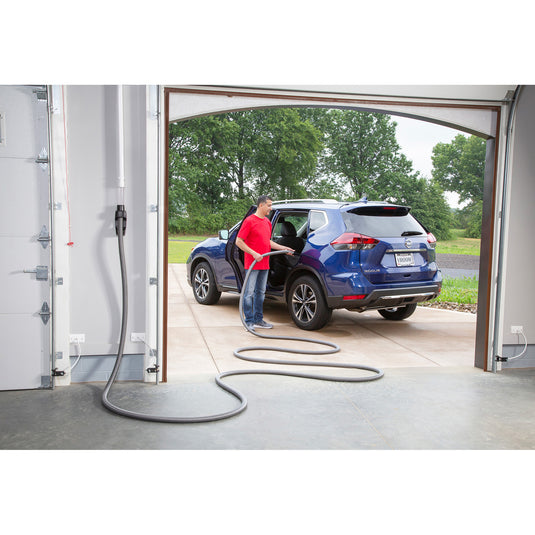 Système de boyau rétractable pour aspirateur central Vroom Retract Vac
