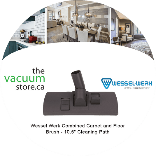 Wessel Werk Combined Carpet and Floor Brush - 10.5 Cleaning Path