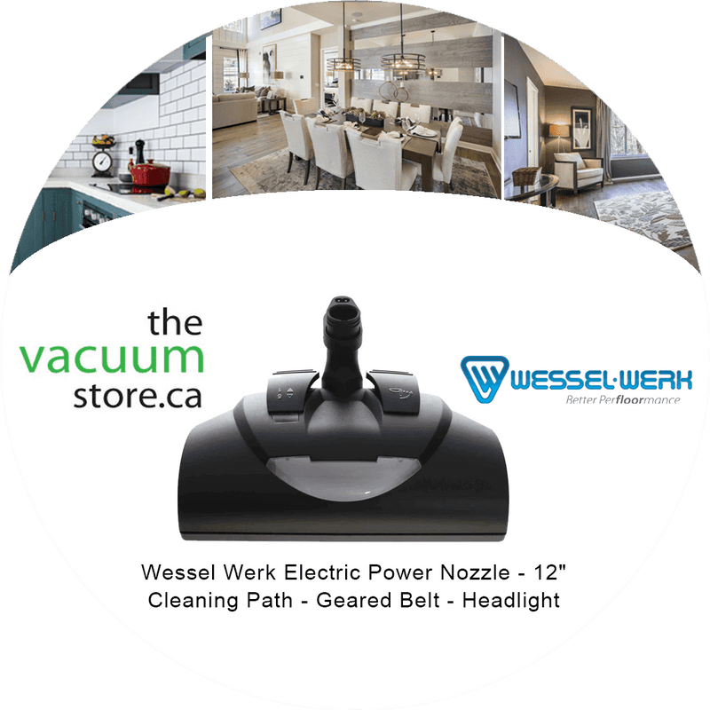 Load image into Gallery viewer, Wessel Werk Electric Power Nozzle - 12' Cleaning Path - Geared Belt - Headlight