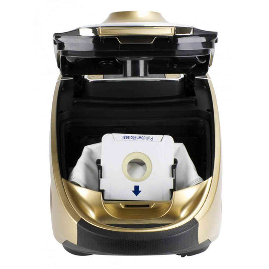 Johnny Vac XV10 Canister Vacuum with Digital Controls - HEPA Filtration - Set of  Brushes