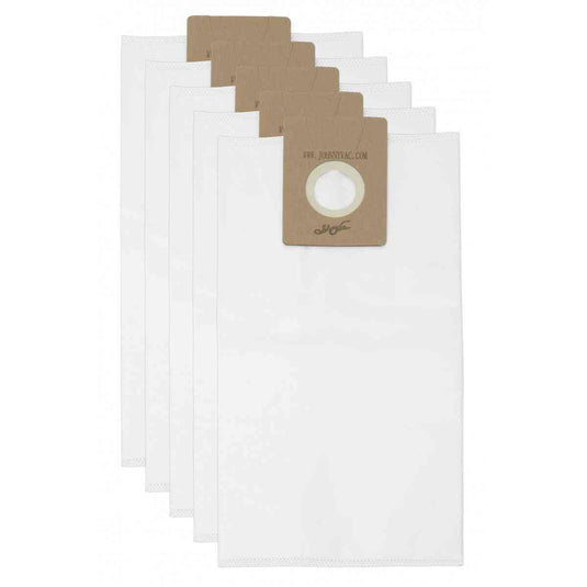 Vacuum Bags with HEPA Microfilter for Johnny Vac JV10W and Ghibli AS10 - Pack of 5 Bags