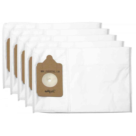 Vacuum Bags with HEPA Microfilter For Johnny Vac JV200 and Numatic Henry - Pack of 5 Bags