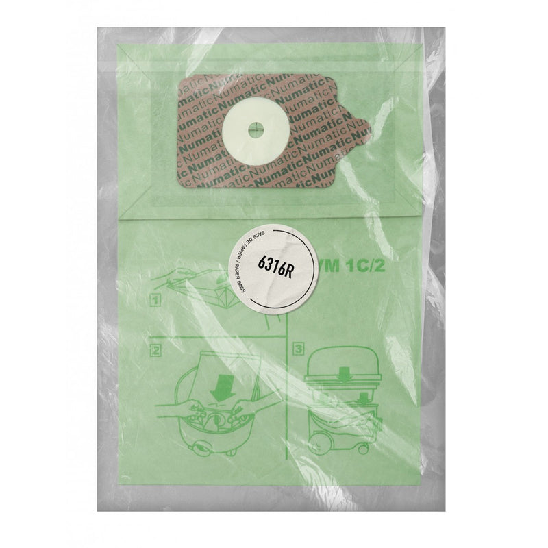 Chargez l'image dans la visionneuse de la galerie, Sac en papier pour aspirateur Johnny Vac JV200 et Numatic Henry NVM1C 200, 225, 250 - paquet de 10 sacs