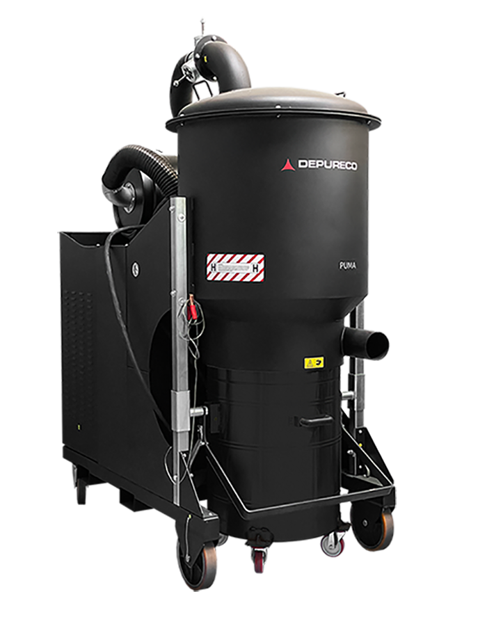 Depureco Puma 30 S Heavy ThreePhase Industrial Vacuum Cleaner The