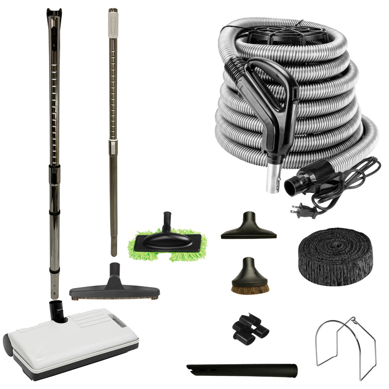 Load image into Gallery viewer, VPC Central Vacuum Electric Accessory Kit with Sweep N Groom Electric Power Head
