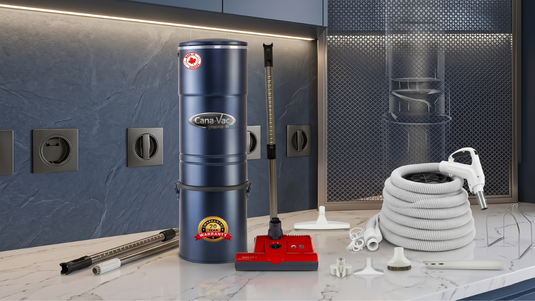 CanaVac ACAN790A Central Vacuum with SEBO ET-1 Premium Electric Package