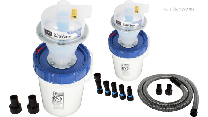 How Cen Tec Systems Quick Click Dust Separator Transforms Workshop Clean-Up
