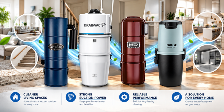 Central Vacuum Power Units