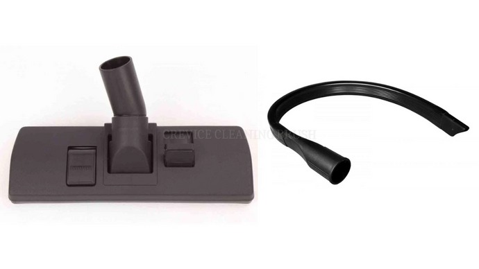 Wessel Werk Combined Carpet and Floor Brush—A Must-Have with a Crevice Cleaning Brush
