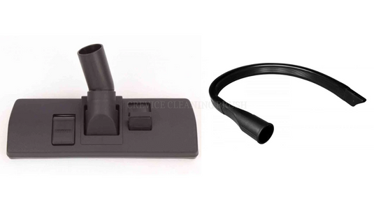 Wessel Werk Combined Carpet and Floor Brush—A Must-Have with a Crevice Cleaning Brush
