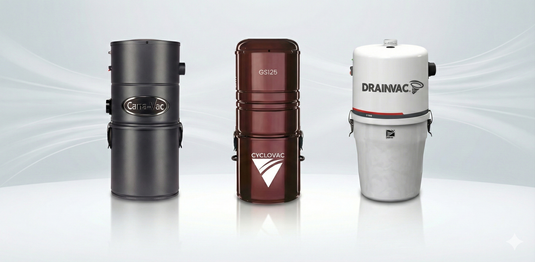 Central Vacuum Power Units