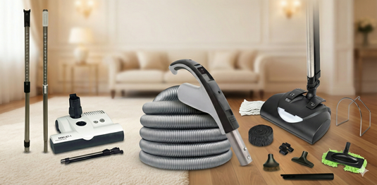 Top Central Vacuum Power Heads and Accessories
